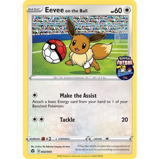 Pokémon  Eevee On The Ball 002/005 - Futsal Promo Sealed -  TCG 