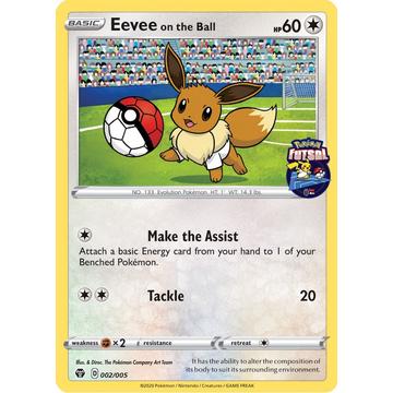Eevee On The Ball 002/005 - Futsal Promo Sealed -  TCG