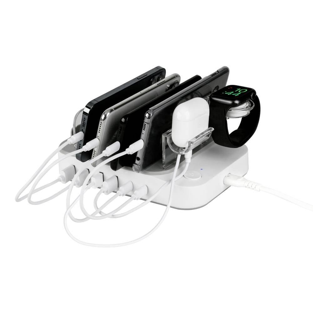 Deltaco - a nordic brand  USB Ladestation für 6 Geräte, USB-C PD, max. 50 W 