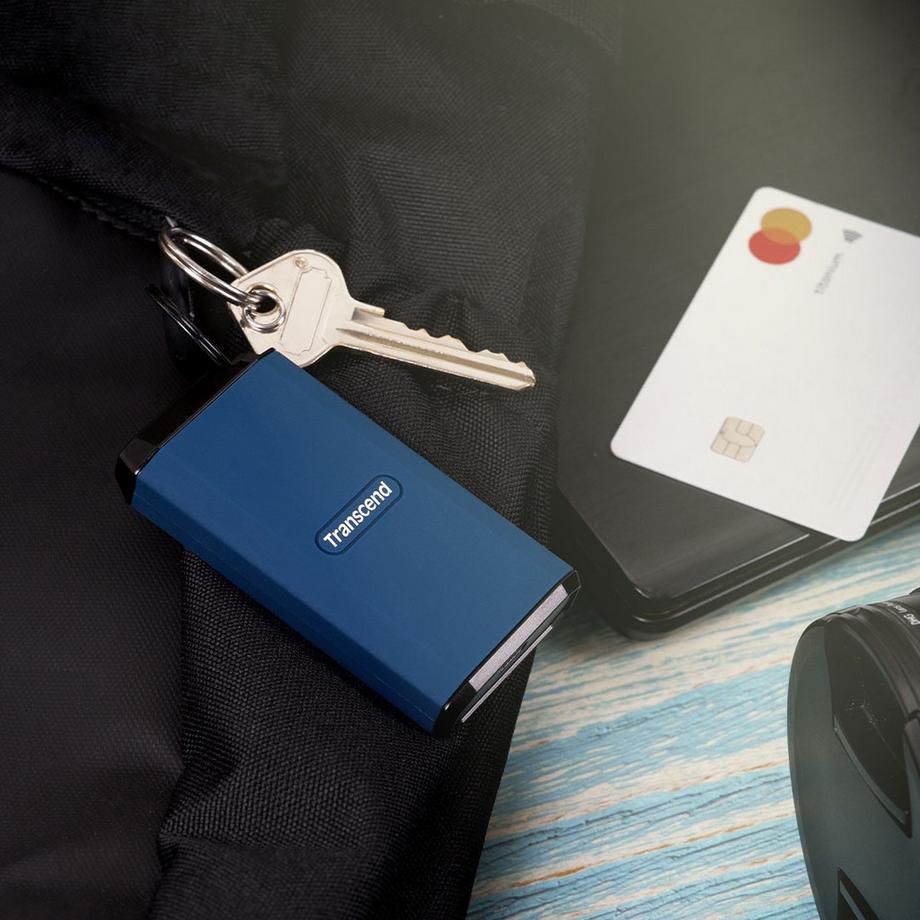 Transcend  Tragbare SSD ESD410C USB-C 2 TB 20 Gbit/s (R2000/W2000 Mbit/s) IPX5 