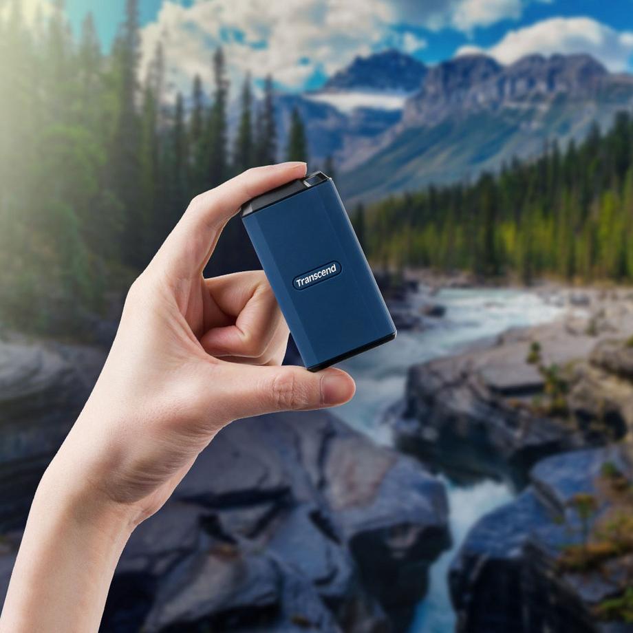 Transcend  Tragbare SSD ESD410C USB-C 2 TB 20 Gbit/s (R2000/W2000 Mbit/s) IPX5 