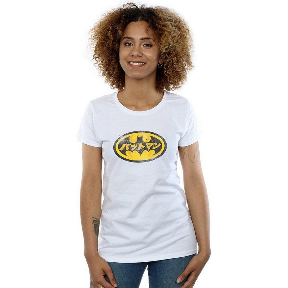 BATMAN Logo Giapponese T-Shirt Maniche Corte  