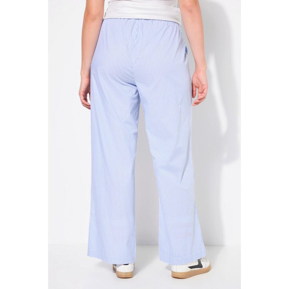 Studio Untold Pantalon à enfiler Wide Legs Rayures  