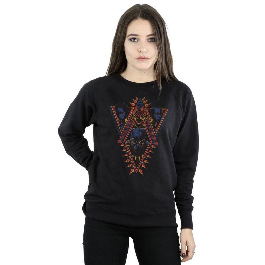 MARVEL Black Panther Tribal Mask Sweatshirt  