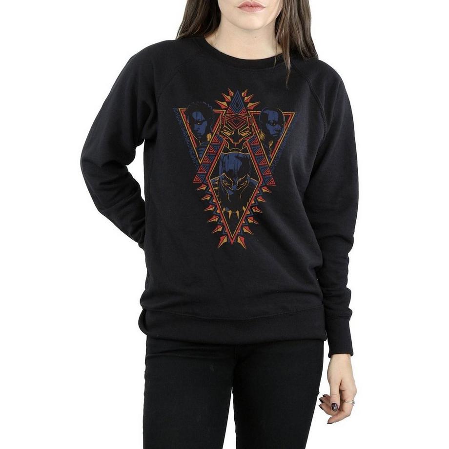 MARVEL Black Panther Tribal Mask Sweatshirt  