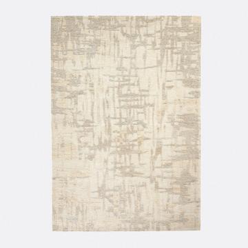 Tapis tissé plat motifs abstraits