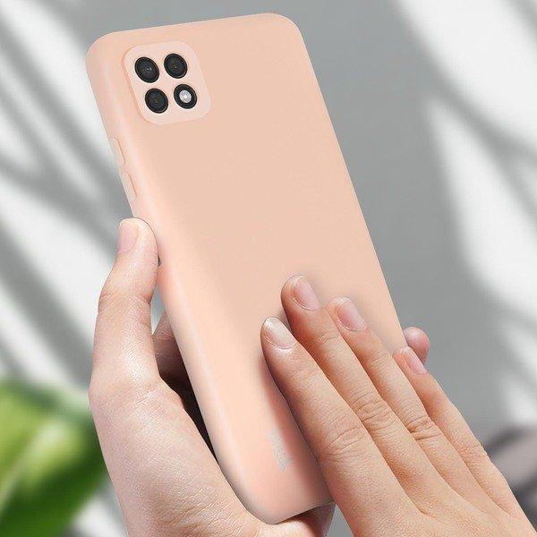 Imak  Coque Samsung Galaxy A22 5G, Imak Rose 