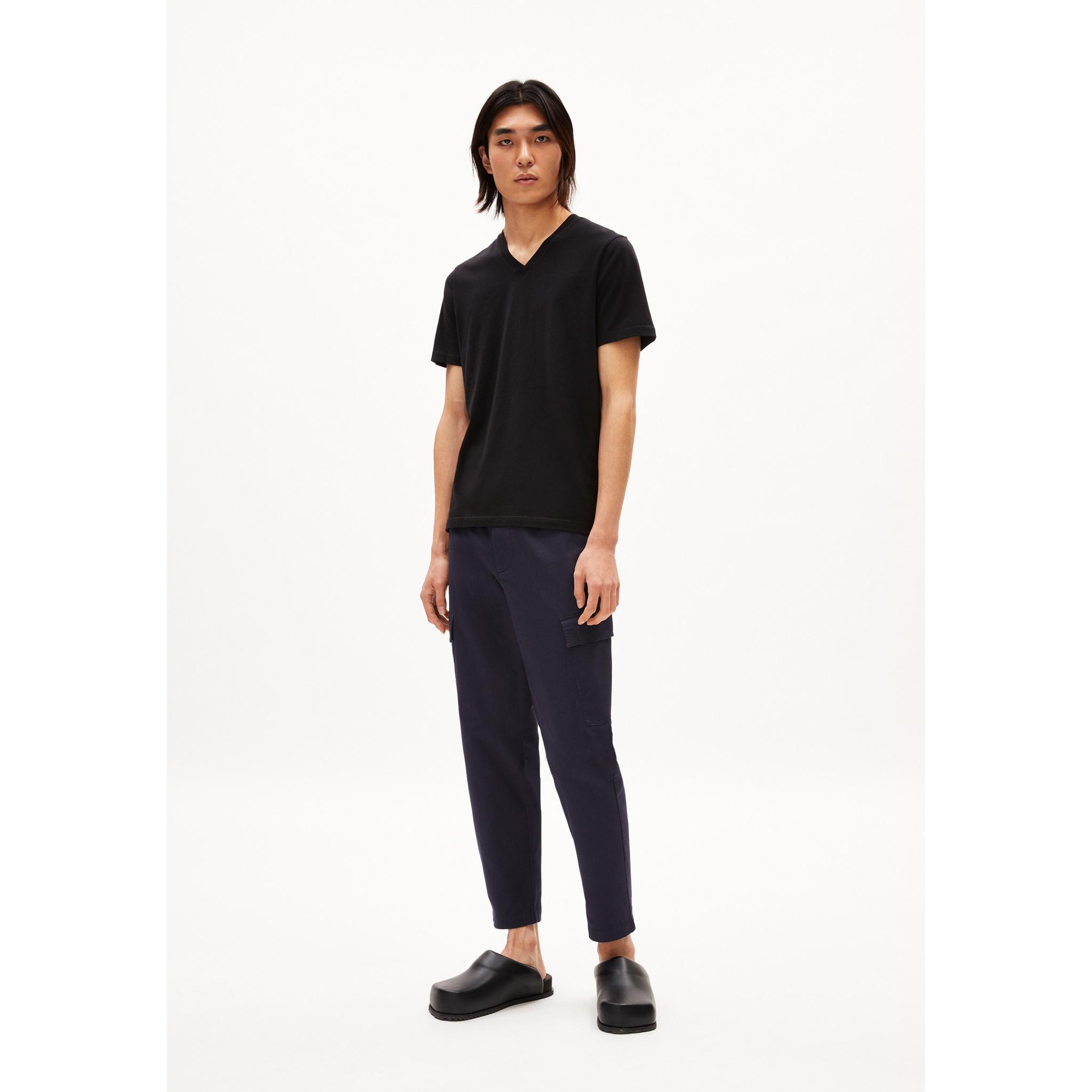 ARMEDANGELS V-Ausschnitt Kurzarm T-Shirt  