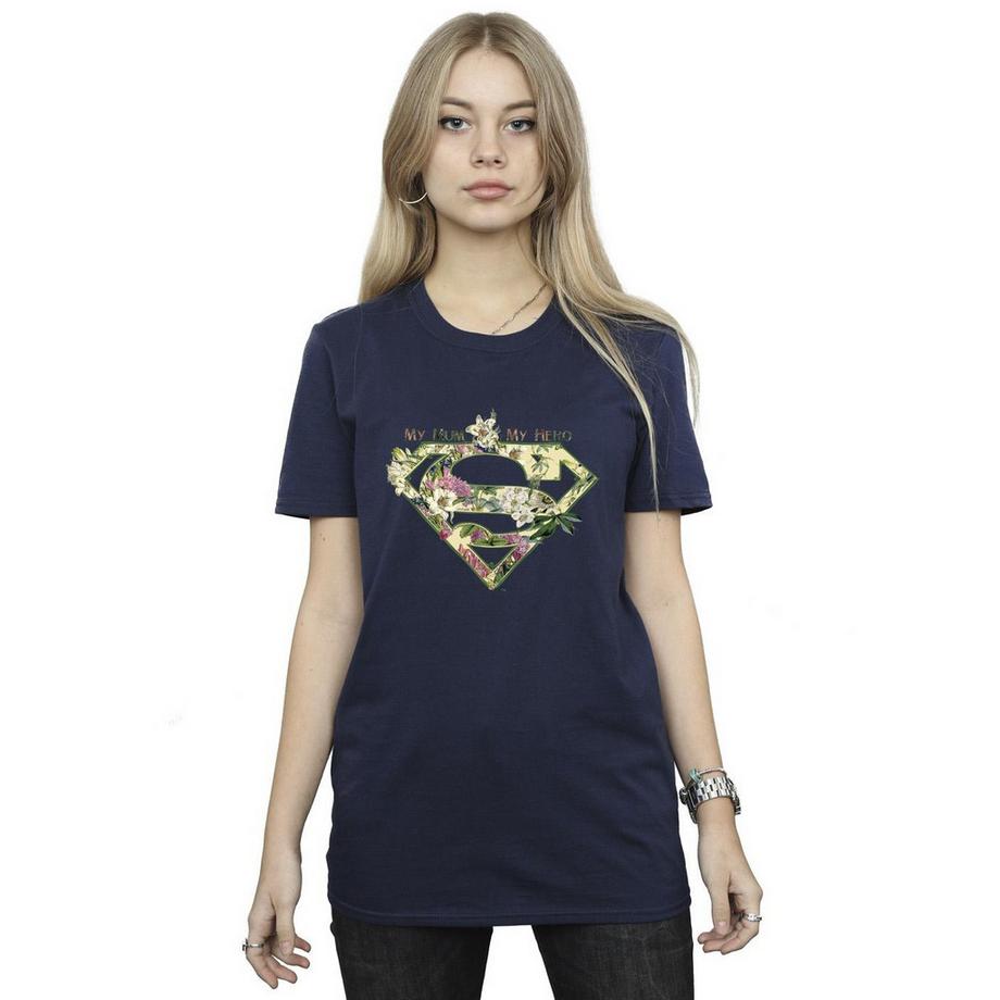 DC COMICS My Mum My Hero Grafikdruck T-Shirt  