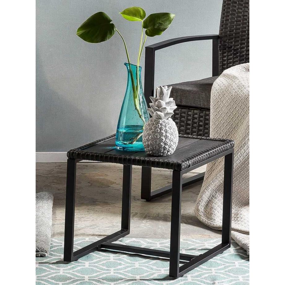 mutoni Salon de jardin Dreflic anthracite (5 pièces)  