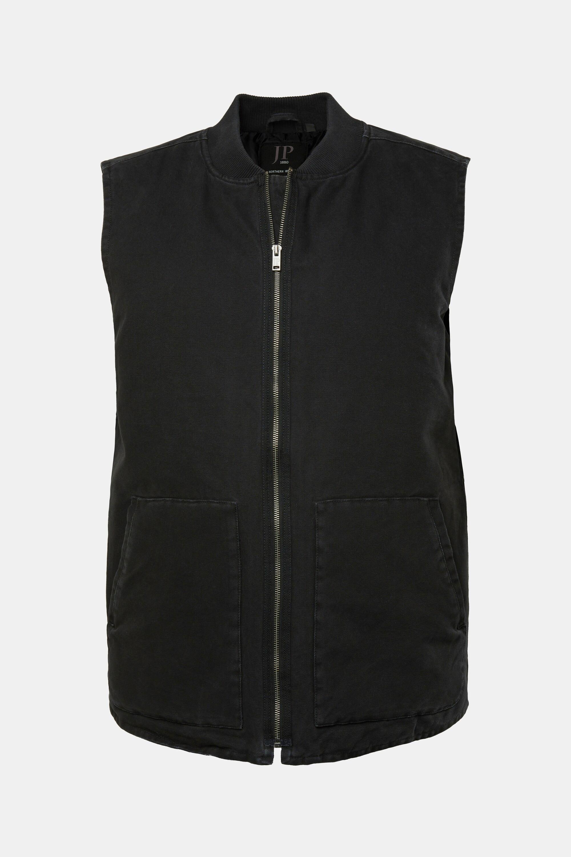 JP1880 Canvasweste Collegekragen  