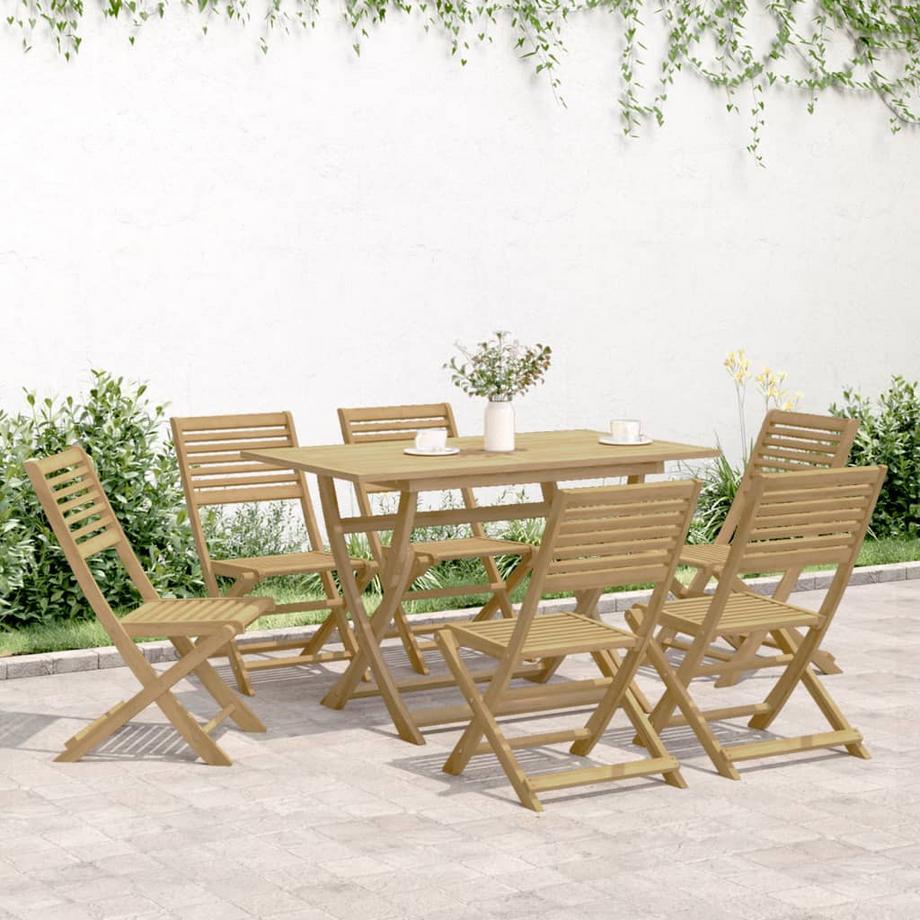 VidaXL set da pranzo da giardino Legno di acacia  