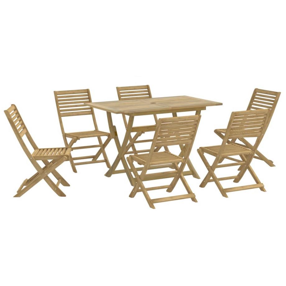 set da pranzo da giardino Legno di acacia