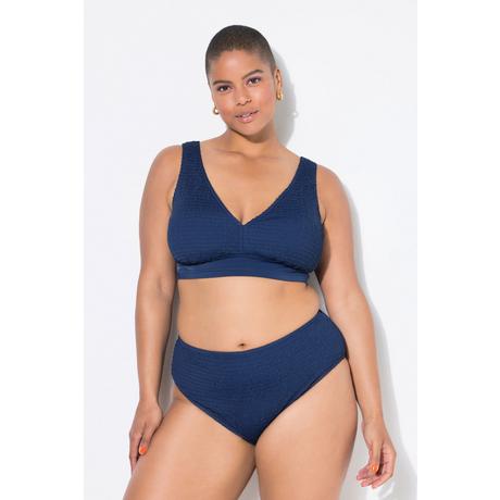 Studio Untold Bas de Bikini Taille Haute Texture Raffinée Gainant  