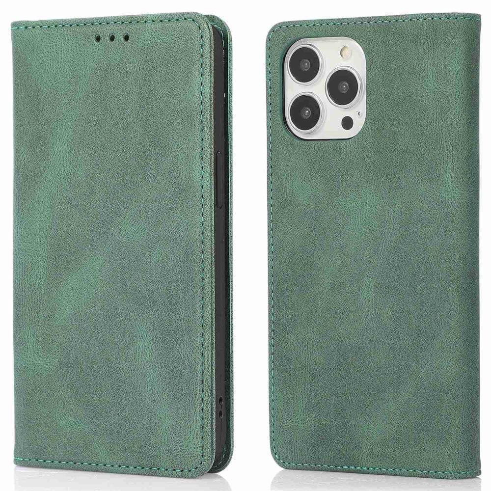 Cover-Discount  iPhone 15 Pro - Vintage Flip Case Hülle 