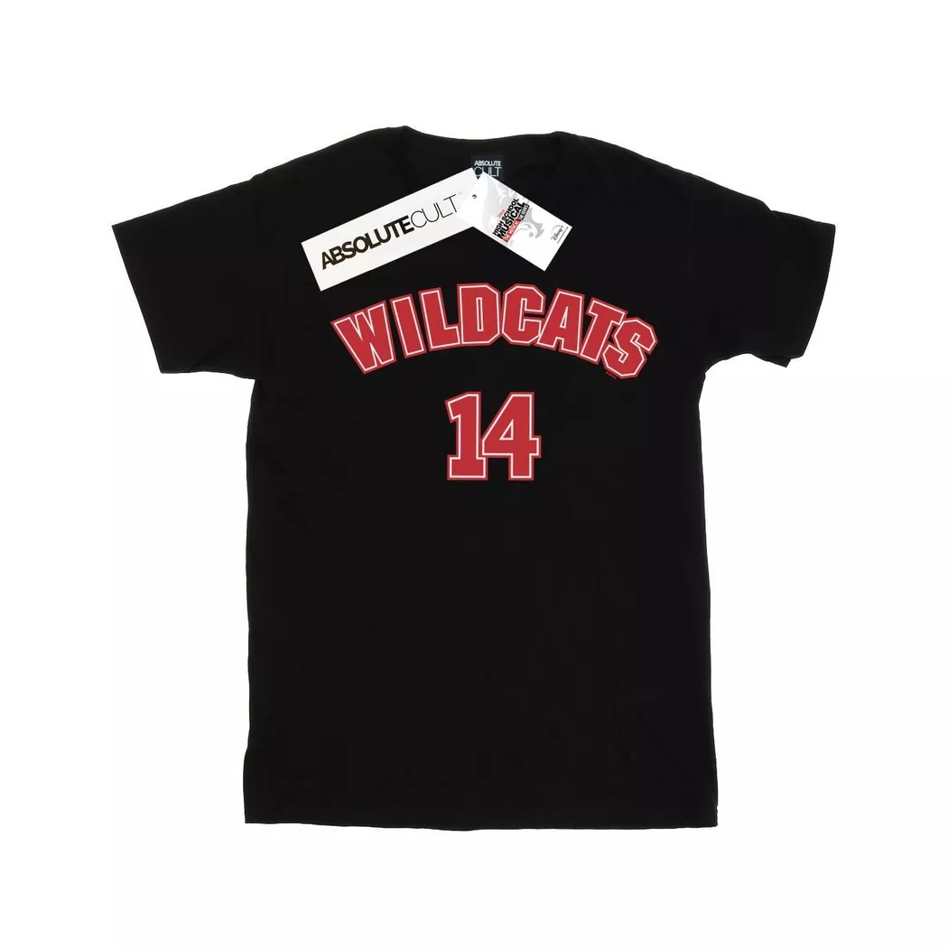 Disney - High School Musical The Wildcats 14 TShirt, für Damen, Schwarz, Größe XL