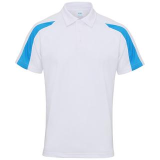 AWDis Just Cool Kurzarm Polo Shirt mit Kontrast Panel  