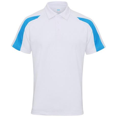 AWDis Just Cool Kurzarm Polo Shirt mit Kontrast Panel  
