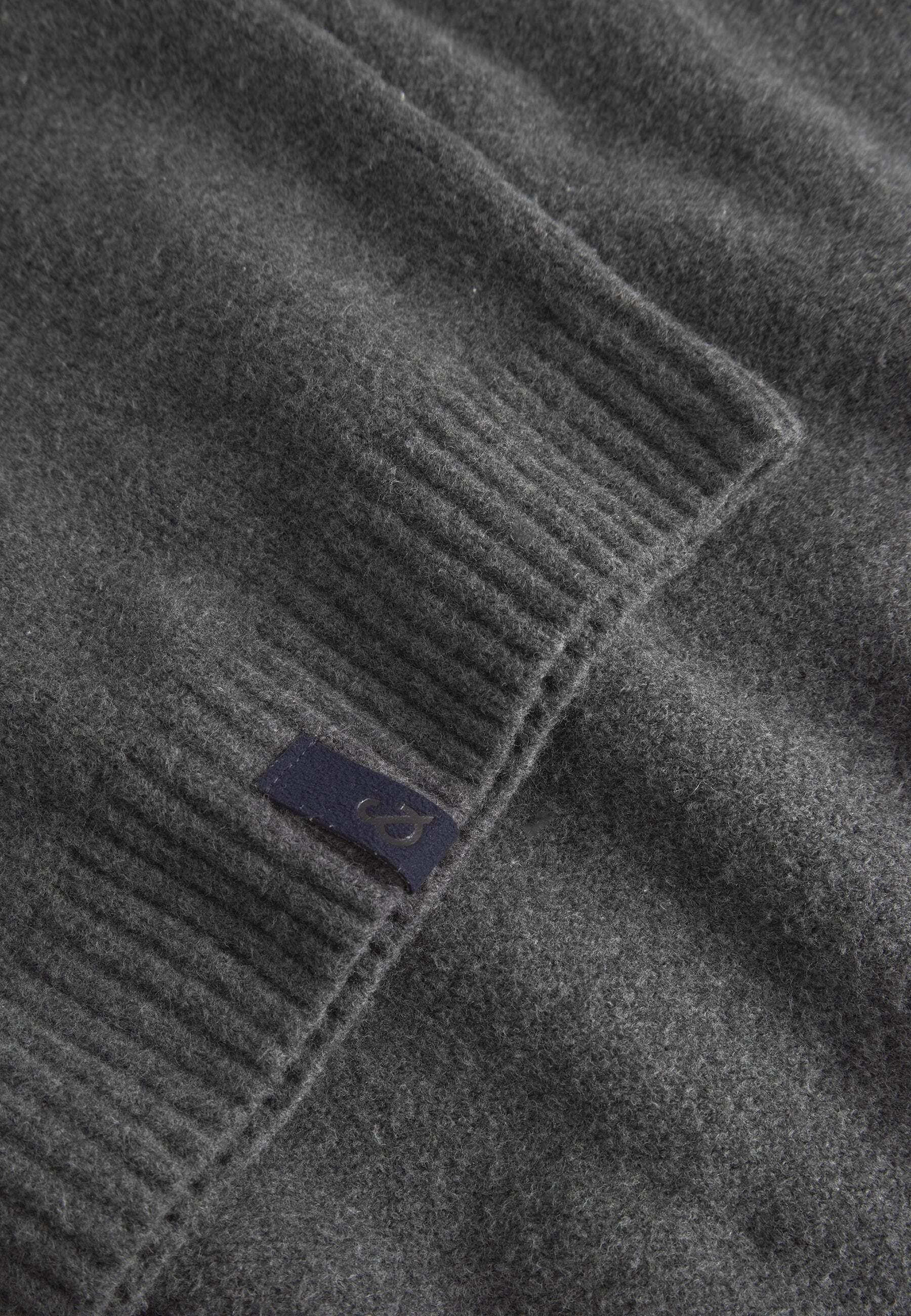 Colours & Sons  Pullover Mock-Zip Woolen Touch 