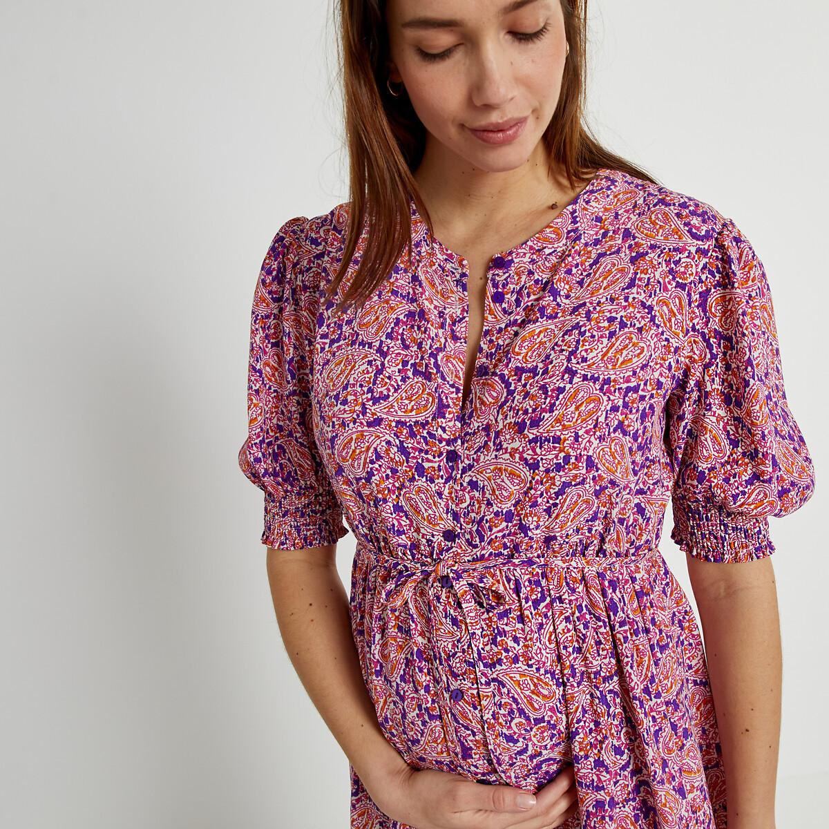 La Redoute Collections  Langes Umstandskleid mit Paisleymuster 