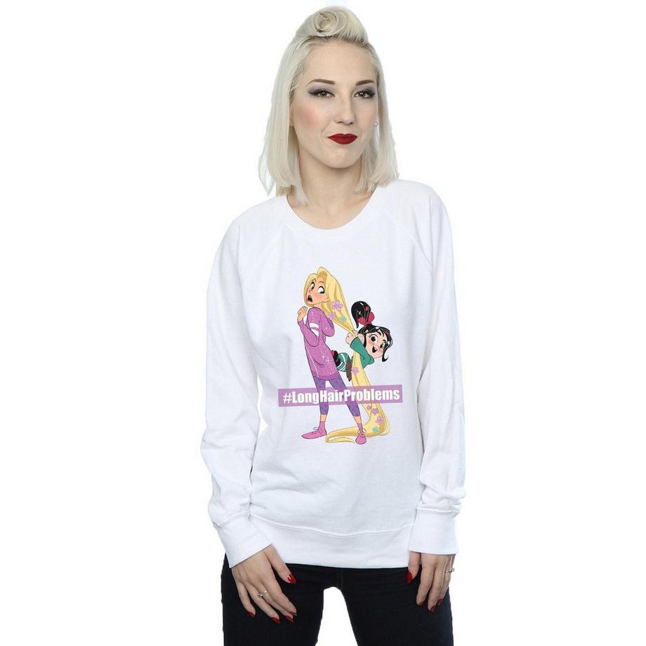 Disney Wreck It Ralph Long Hair Problems Sweatshirt  