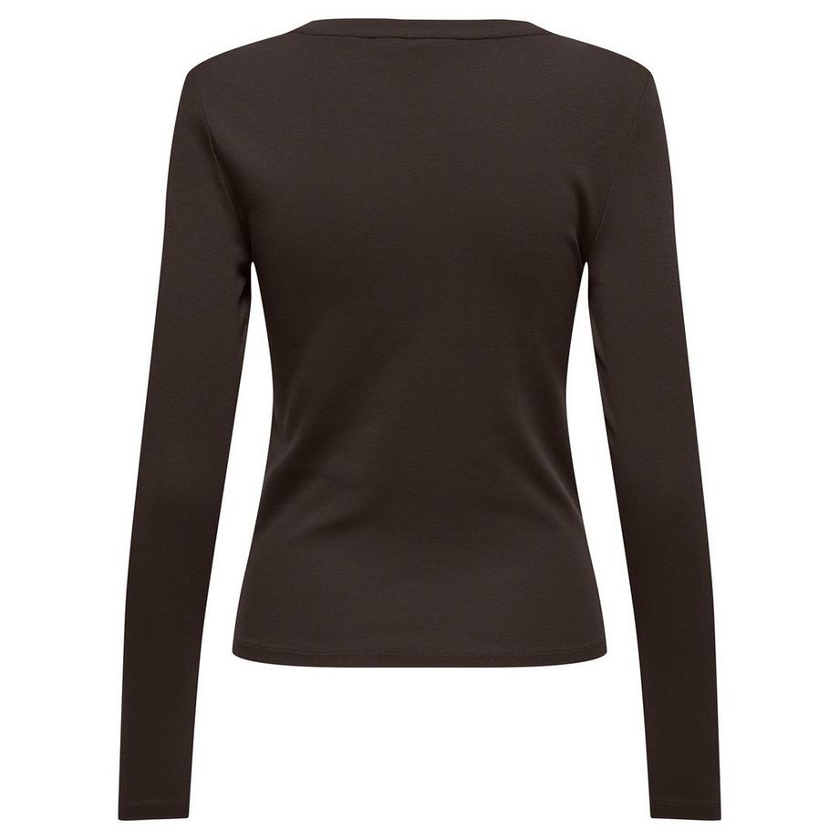 ONLY Riley T-shirt à manches longues col rond  