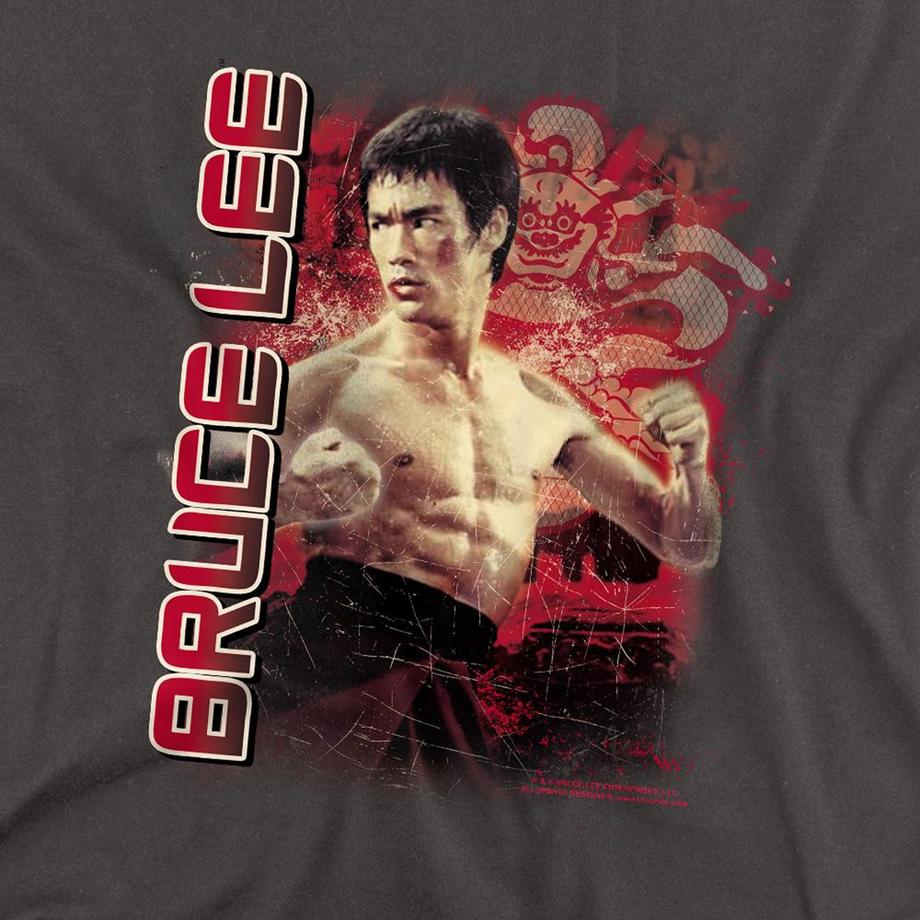 Bruce Lee  Fury Maglietta Manica Lunga 