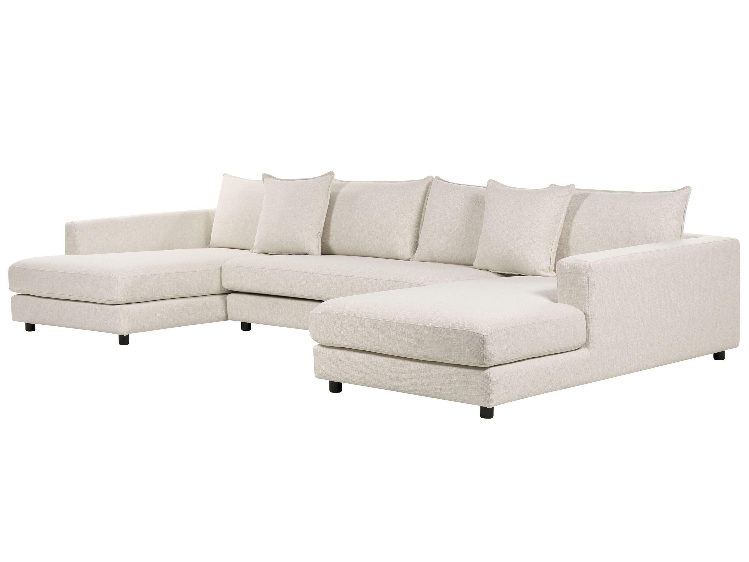 Beliani Ecksofa aus Stoff Modern LILVIKEN  