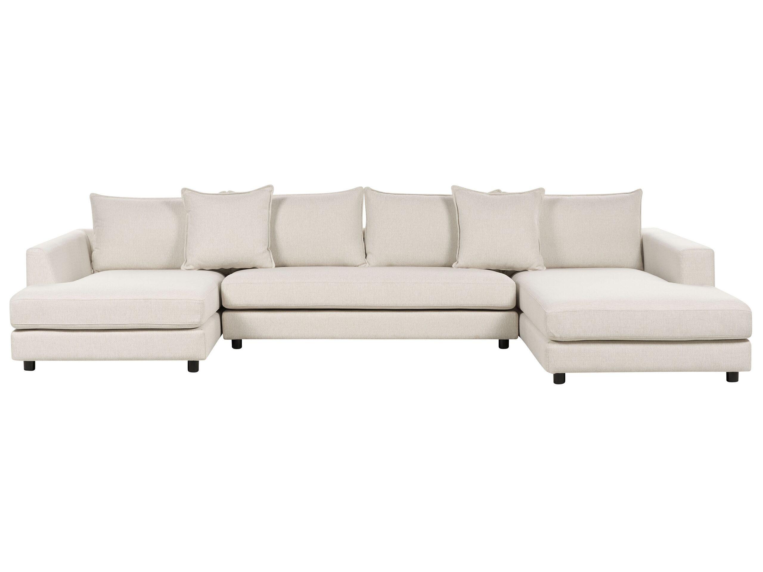 Beliani Ecksofa aus Polyester Modern LILVIKEN  