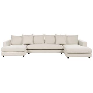 Beliani Ecksofa aus Stoff Modern LILVIKEN  
