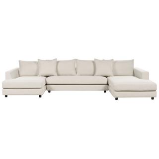 Beliani Ecksofa aus Polyester Modern LILVIKEN  