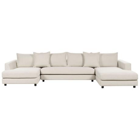 Beliani Ecksofa aus Stoff Modern LILVIKEN  