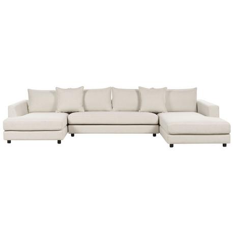 Beliani Ecksofa aus Polyester Modern LILVIKEN  