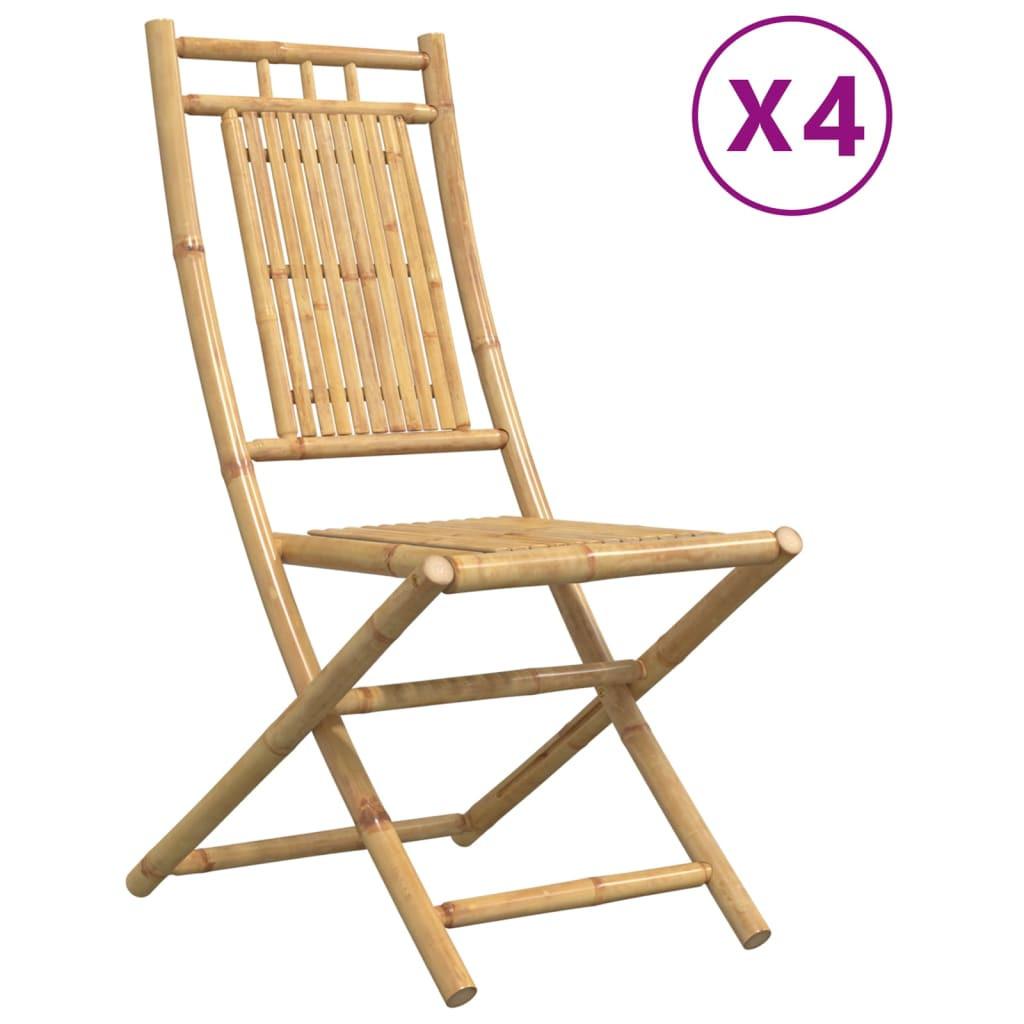 VidaXL Chaise de jardin bambou  