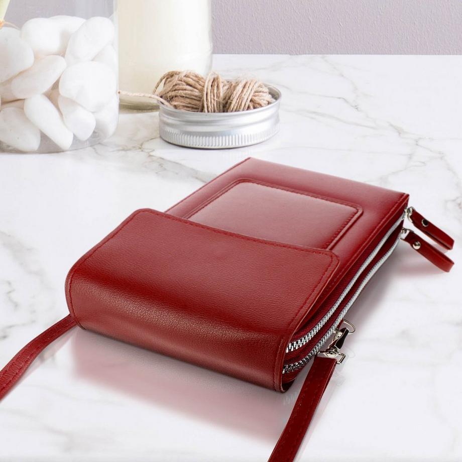 Avizar  Pochette Multi-compartiments Rouge 