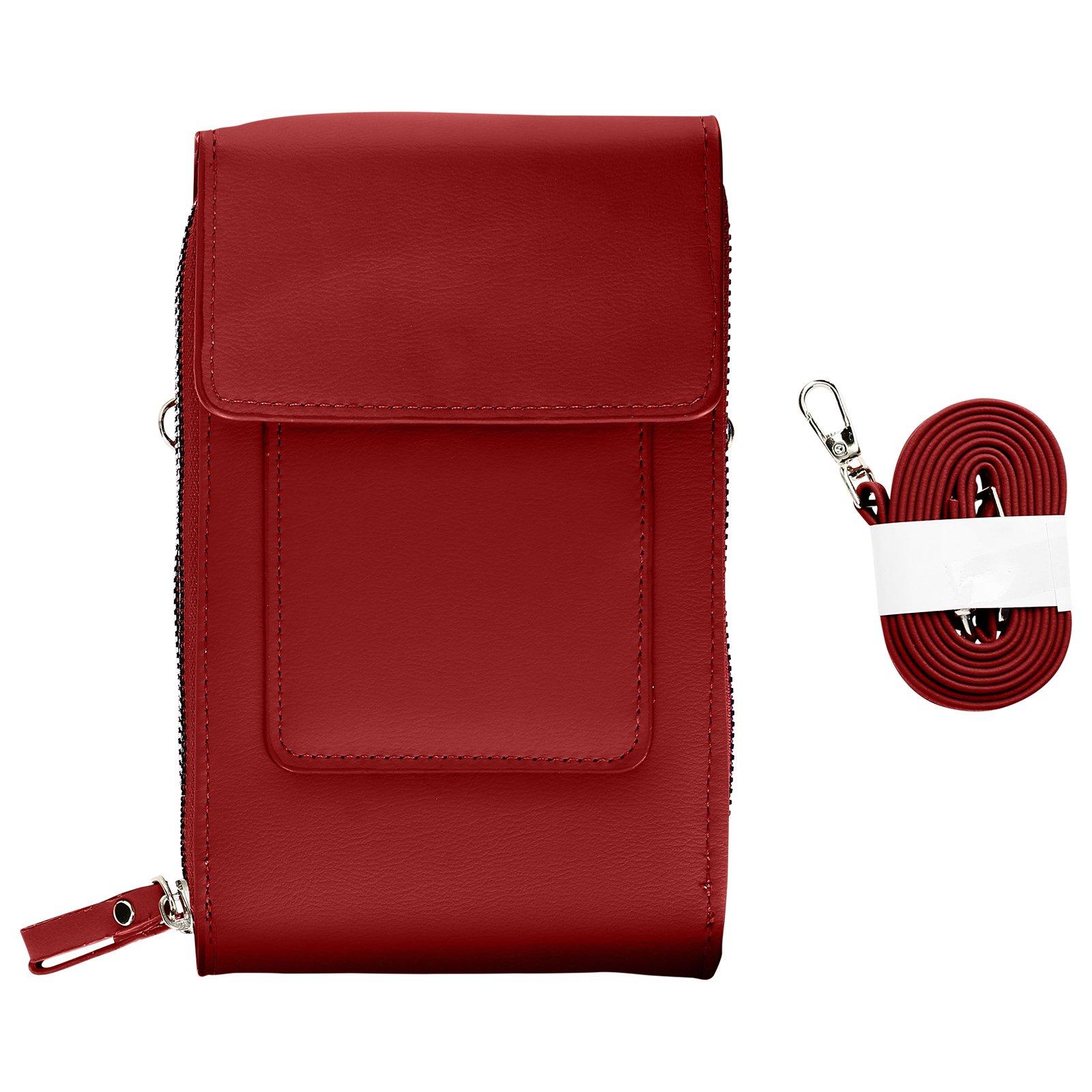 Avizar  Tasche mit mehreren Fächern Rot 