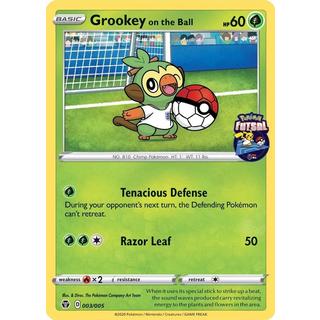 Pokémon  Grookey On The Ball 003/005 - Futsal Promo Sealed -  TCG 