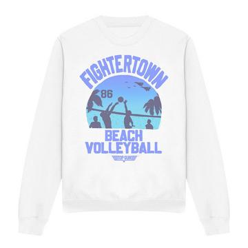 Volleyball In Jeans Sweatshirt