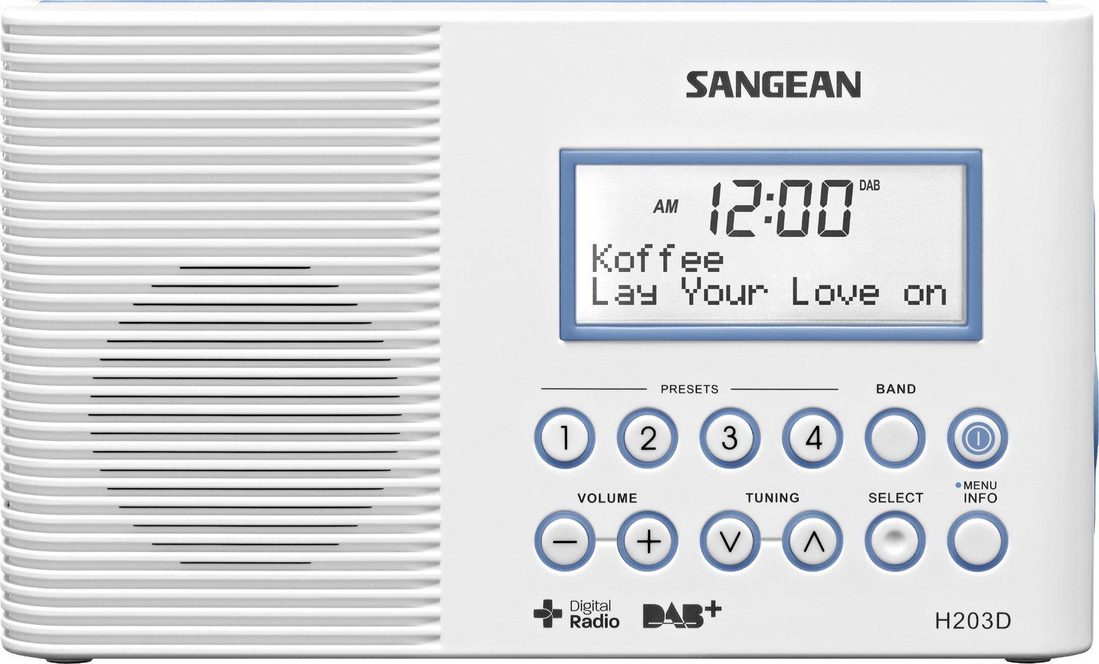 SANGEAN  Sangean H203D radio Personale Digitale Bianco 