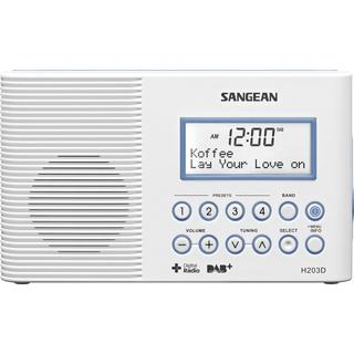 SANGEAN  Sangean H203D Radio portable Personnel Numérique Blanc 