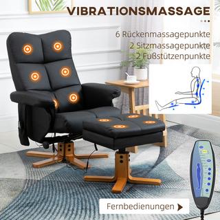 HOMCOM  Chaise de massage 