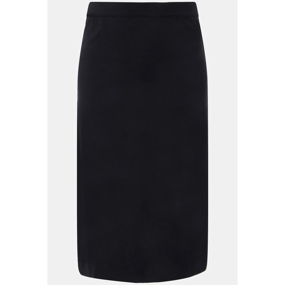 Ulla Popken Midirock Sweatrock Saumschlitz Elastikbund  