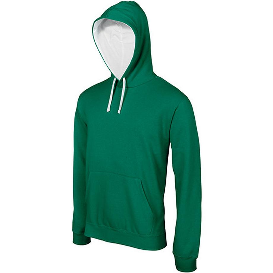 hoodie contrastée