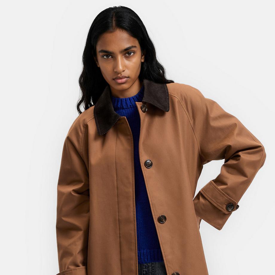 La Redoute Collections Trench long fermeture boutonnée  