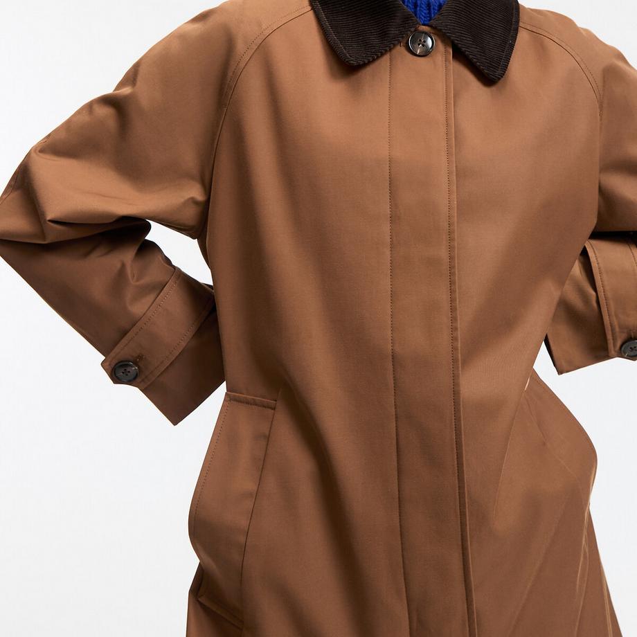 La Redoute Collections Trench long fermeture boutonnée  