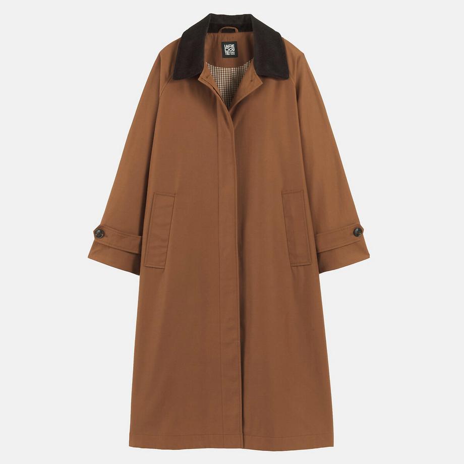 La Redoute Collections Trench long fermeture boutonnée  