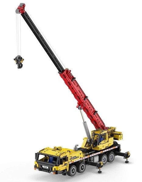 CADA       Technische Daten:      Anzahl Teile: 1831 Abmessungen: 605x175x165mm Altersgruppe: 8+         Lieferumfang:         • 1x Mobile Crane Bausatz (1831 Teile) • 1x Bauanleitung             Anzahl Teile : 1831                     