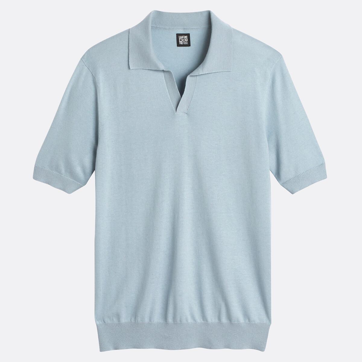 La Redoute Collections Kurzärmeliges V-Ausschnitt Poloshirt  