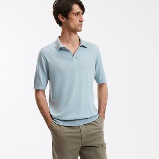 La Redoute Collections Kurzärmeliges V-Ausschnitt Poloshirt  