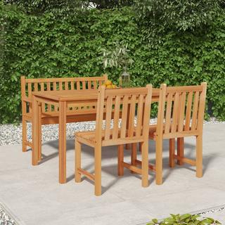 VidaXL set da pranzo da giardino Teak riciclato  